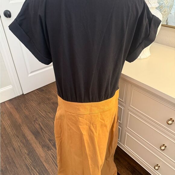 NWT VERONICA BEARD Larsen Twofer Midi Dress Medium-C6 - Picture 6 of 7